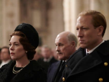 <p>Olivia Colman and Tobias Menzies as Queen Elizabeth II and Prince Philip in ‘The Crown’</p>Netflix