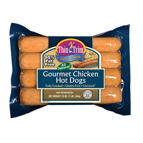 All Natural Gourmet Chicken Hot Dogs