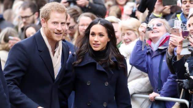 Meghan gave up acting to pursue her Royal duties with Prince Harry. Source: Getty.