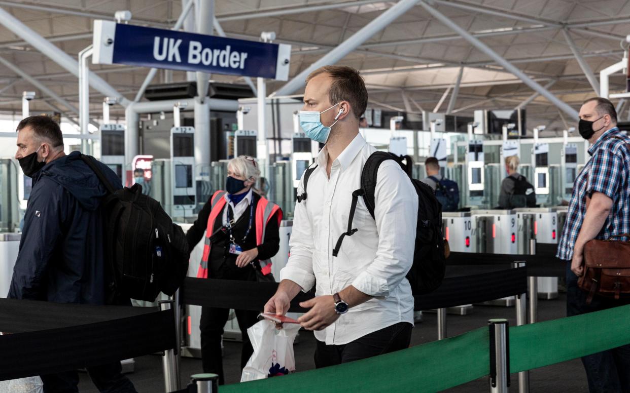 A new permit rule has been launched, adding to England's already strict testing and hotel quarantine requirements for those travelling abroad - Getty