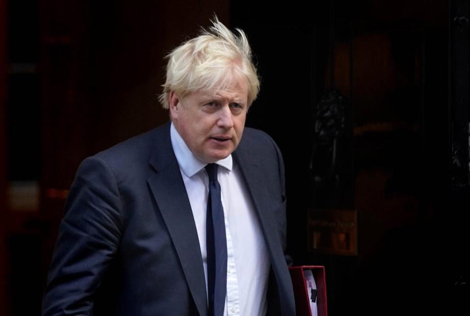 Boris Johnson departs 10 Downing Street (Stefan Rousseau/PA) (PA Wire)