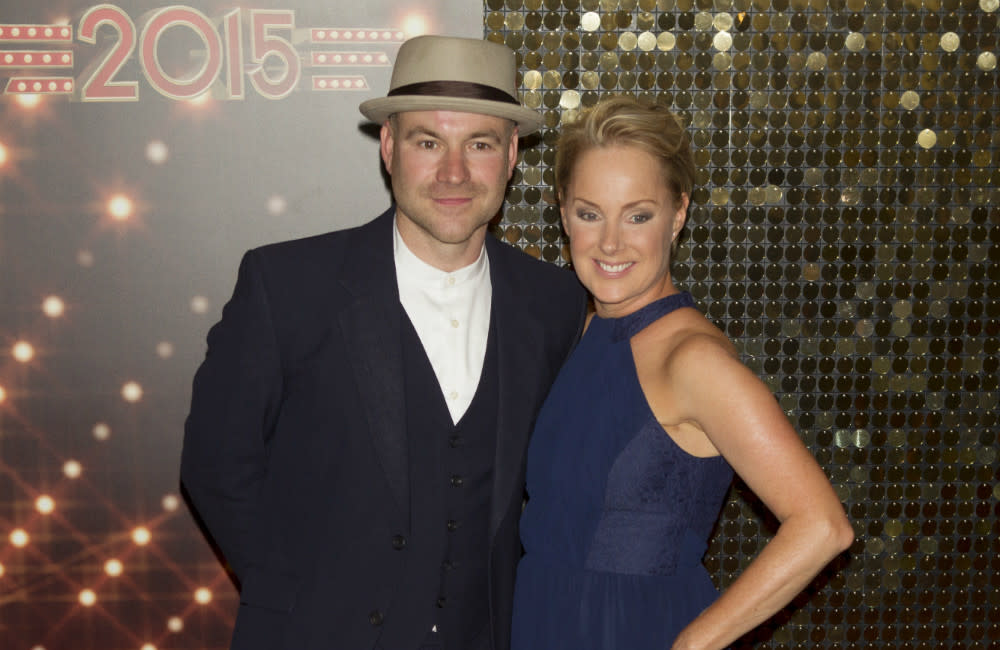 Joe Duttine and Sally Dynevor, who play Corrie's Tim and Sally Metcalfe credit:Bang Showbiz