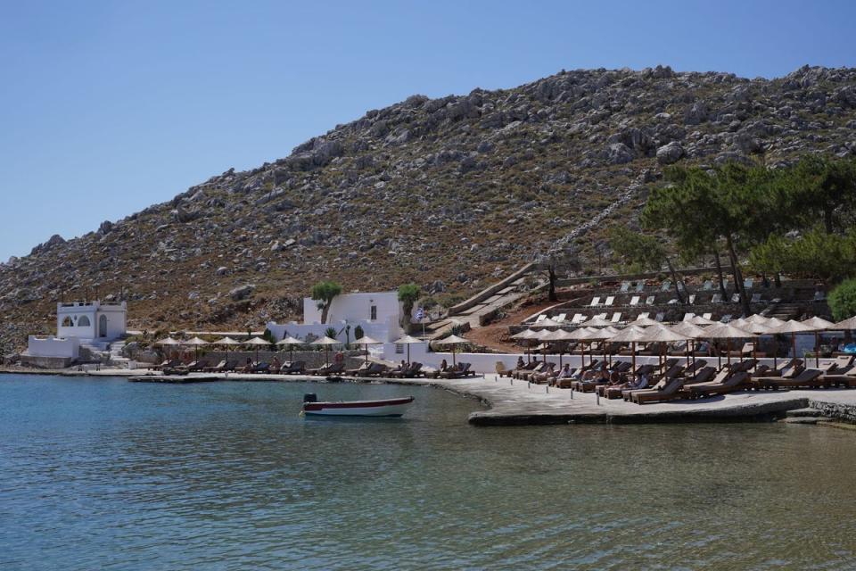 A general view of Agia Marina in Symi (Yui Mok/PA Wire)