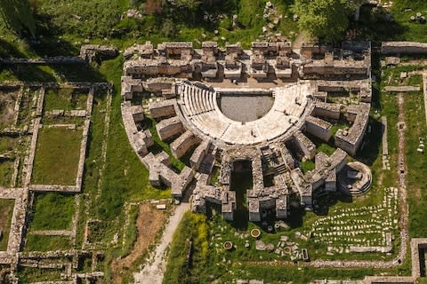 Aphrodisias from the sky - Credit: DANITA DELIMONT