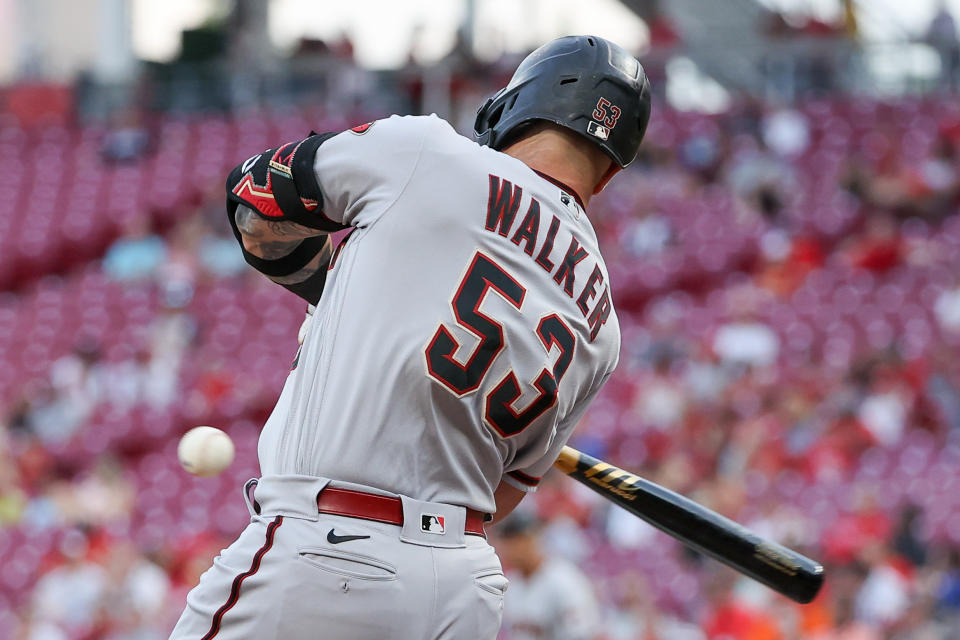 Christian Walker #53 of the Arizona Diamondbacks has been a fantasy contributor of power