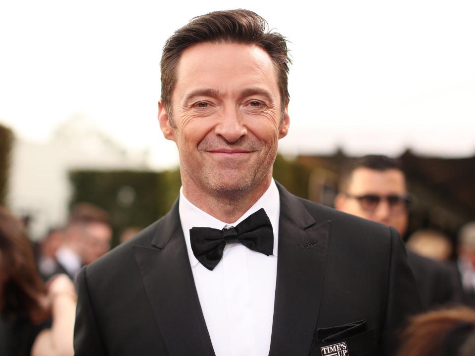 Hugh Jackman arrives to the 75th Annual Golden Globe Awards held at the Beverly Hilton Hotel on January 7, 2018