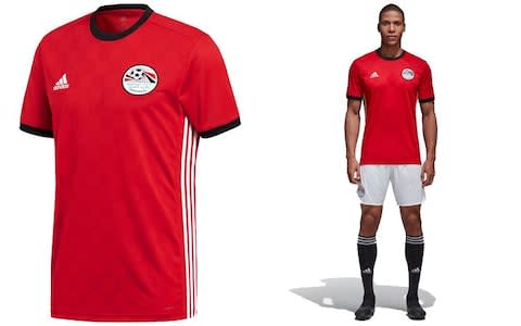 Egypt 2018 World Cup home kit - Credit: Adidas