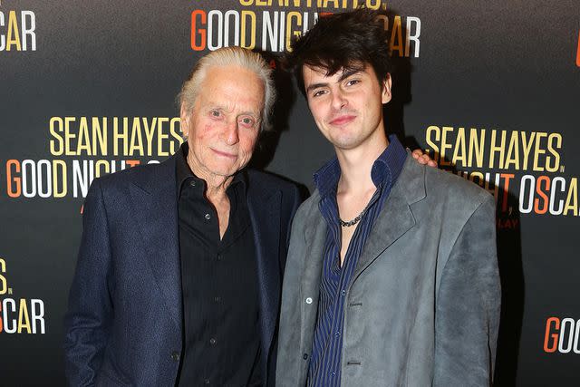 Bruce Glikas/WireImage Michael Douglas and his son Dylan