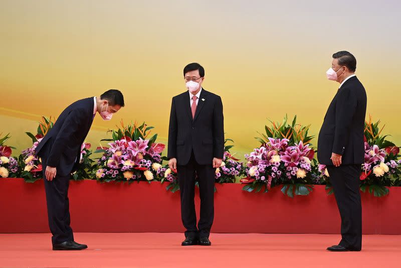 25th anniversary of Hong Kong's handover to Chinese rule