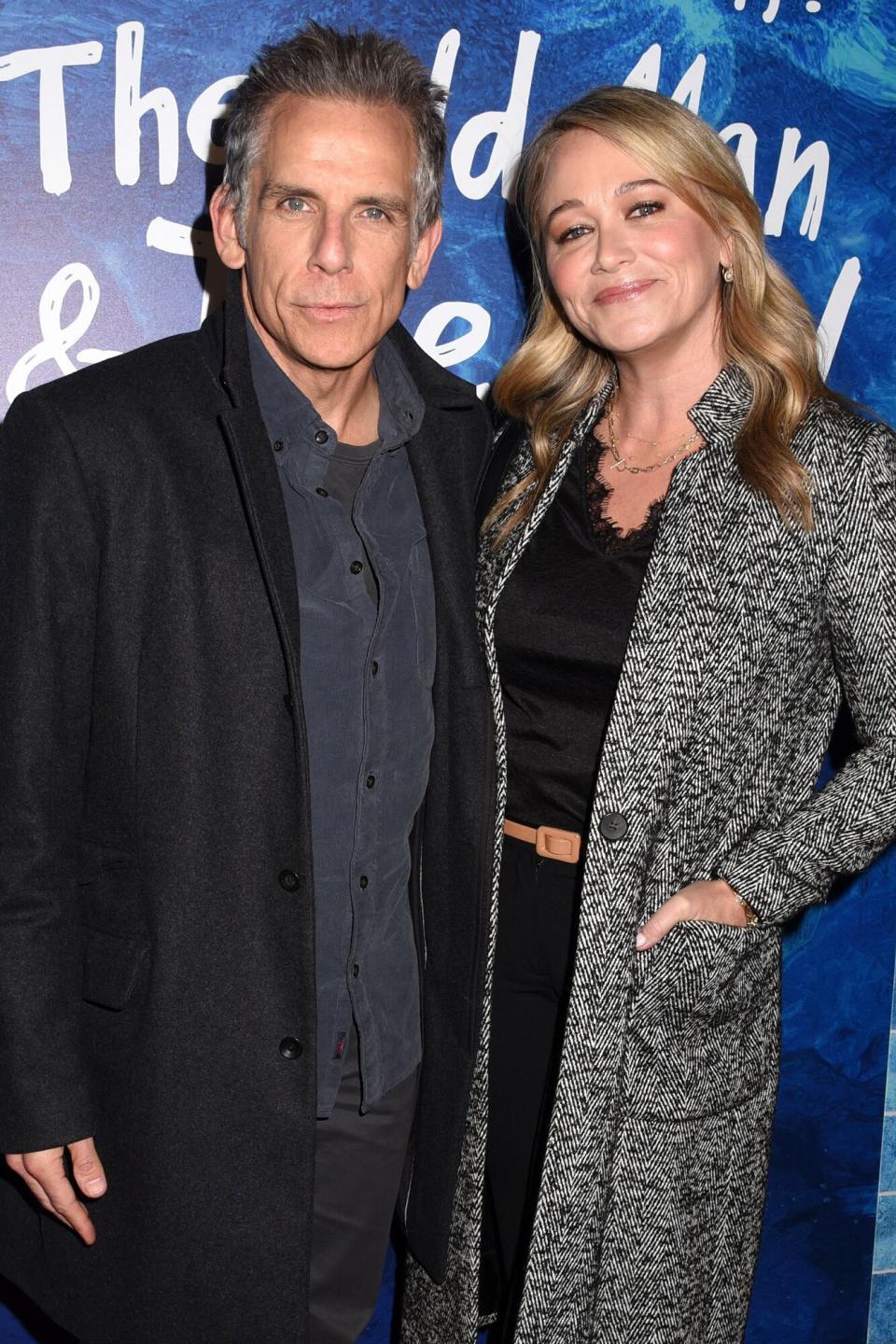Ben Stiller and Christine Taylor 'The Old Man and the Pool' Broadway Opening Night, Vivian Beaumont Theater, New York, USA - 13 Nov 2022