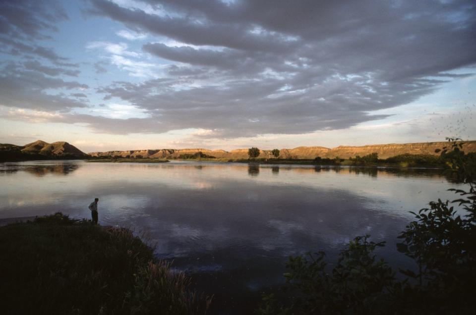 <p>The Missouri River, photographed in Russell County, Montana // April 23, 2017</p>