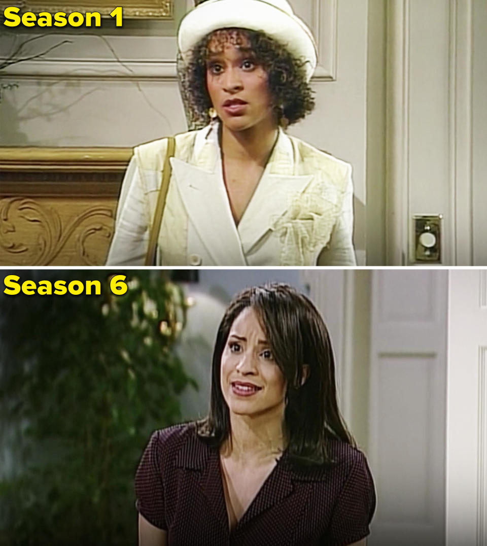 Hilary in Season 1 vs. Season 6 of Fresh Prince of Bel-Air