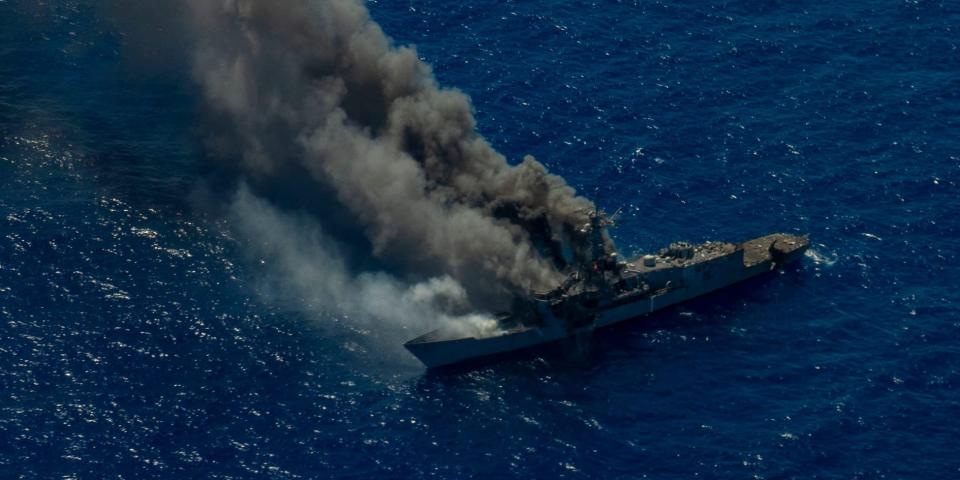 The US military attacked, destroyed, and sank the ex-USS Ingraham, a decommissioned guided-missile frigate