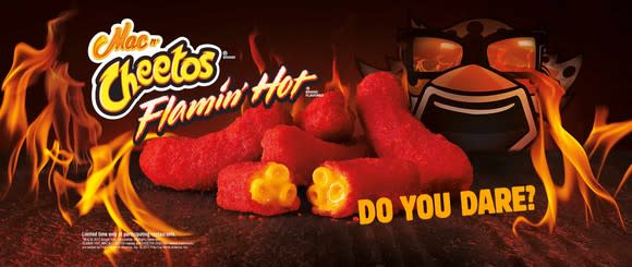 Burger King Flamin' Hot Mac & Cheetos.