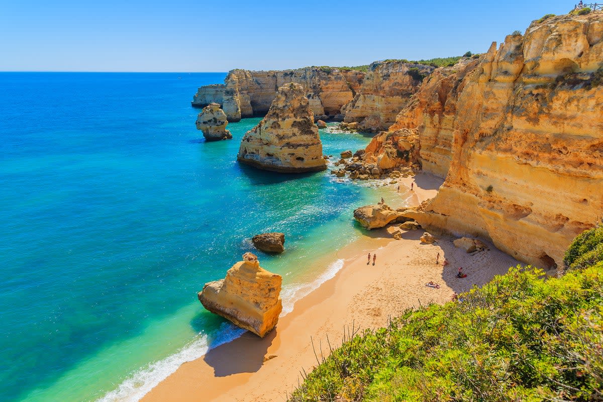 Marinha Beach near Carvoeiro town, Algarve, Portugal (Getty Images/iStockphoto)