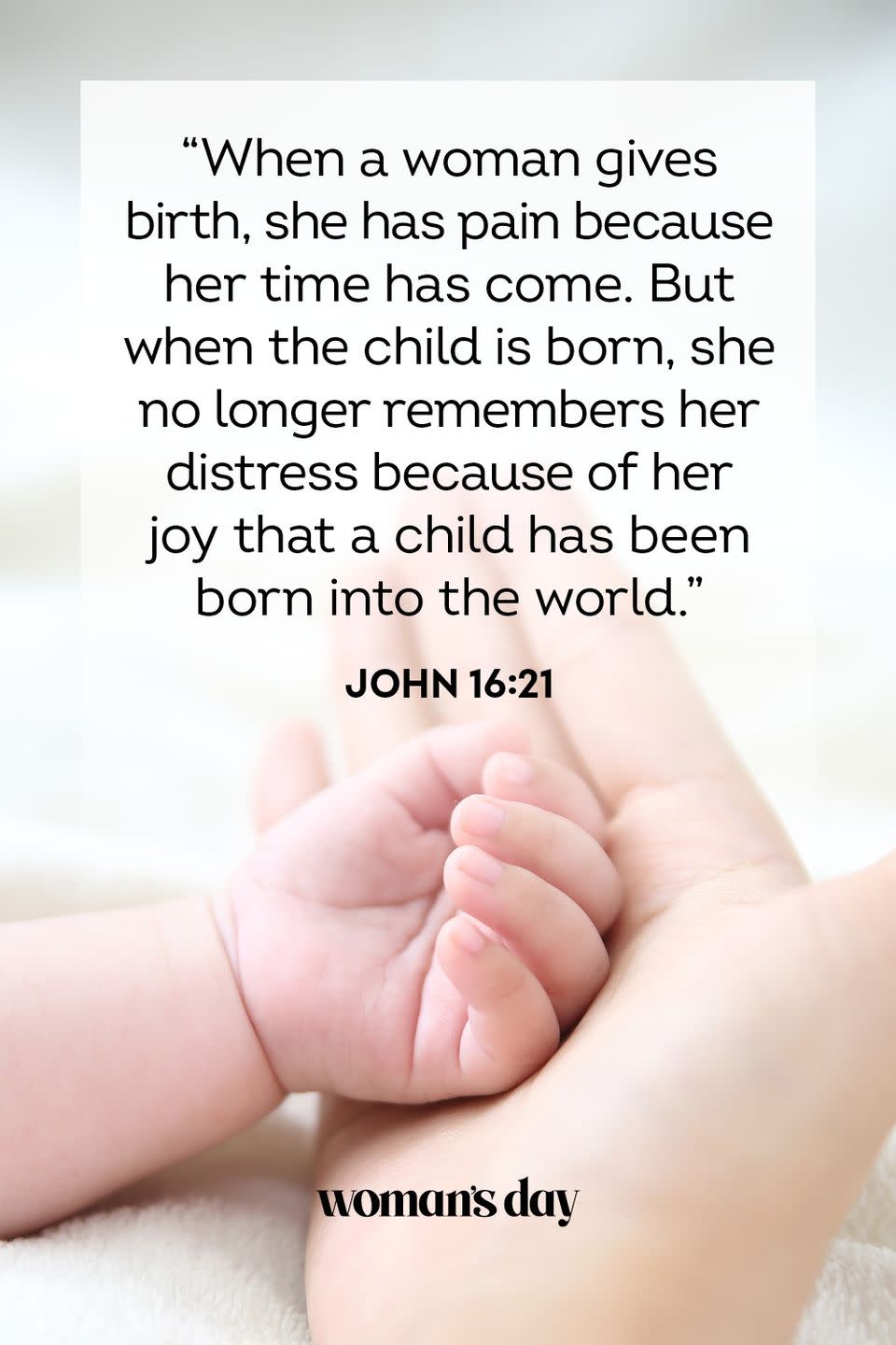 bible verses about mothers john 16 21