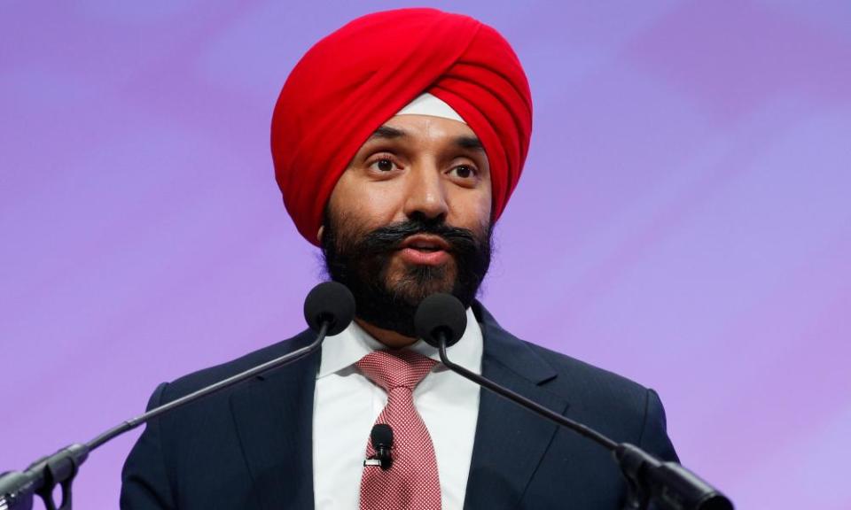 Navdeep Bains, Canada’s minister of Innovation, Science and Economic Development: ‘I believed that it was an intrusion into my private life … They would never ask me to take off my clothes’ 