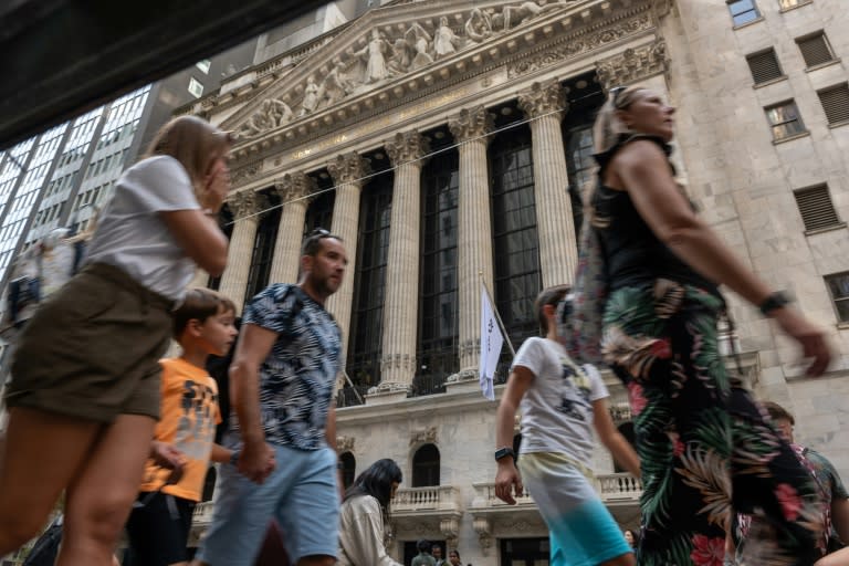 La façade de la Bourse de New York (SPENCER PLATT)