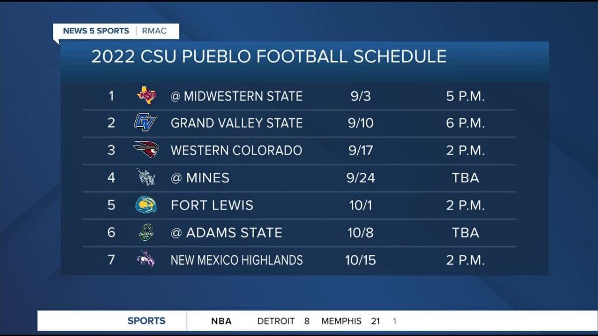 CSU Pueblo football announces 2022 schedule