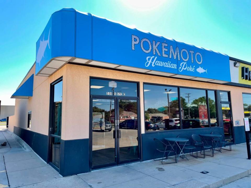 Wichita’s first Pokemoto restaurant opened last year at 550 N. Webb Road.