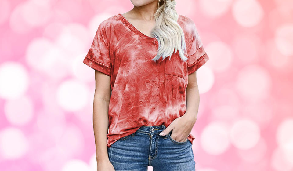 ¿Te gusta el tie-dye? Te desmayarás con esta camiseta (Foto: Amazon).