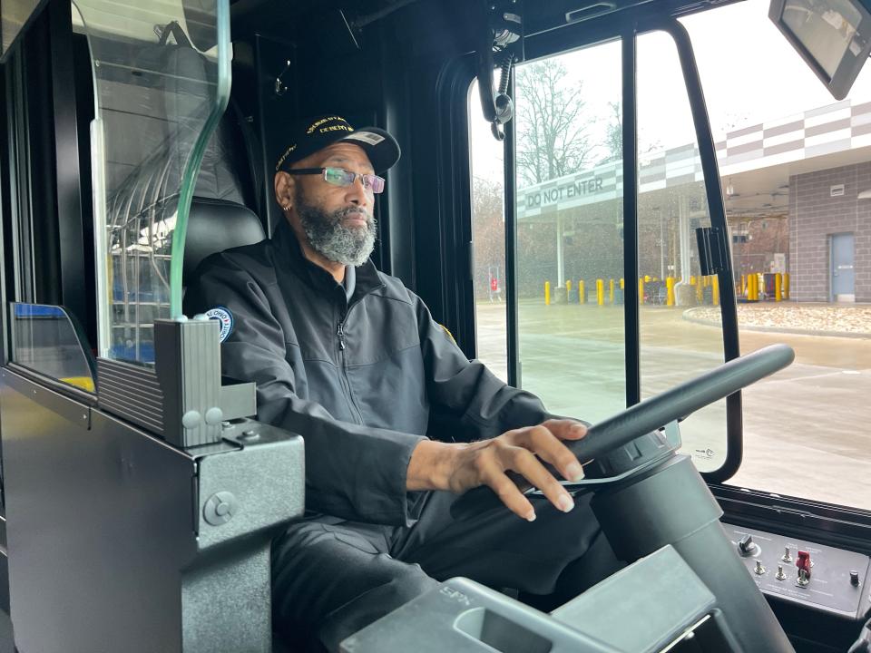 James T. Taylor III, 65, has been a COTA bus operator for close to 30 years.