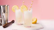 <p>Lemonade, gin, caster sugar and lemon juice... that's it, and you've got this AMAZING drink!</p><p><strong>Recipe: <a href="https://www.goodhousekeeping.com/uk/food/recipes/a28297726/frozen-gin-fizz/" rel="nofollow noopener" target="_blank" data-ylk="slk:Frozen Gin Fizz;elm:context_link;itc:0;sec:content-canvas" class="link ">Frozen Gin Fizz</a></strong></p>