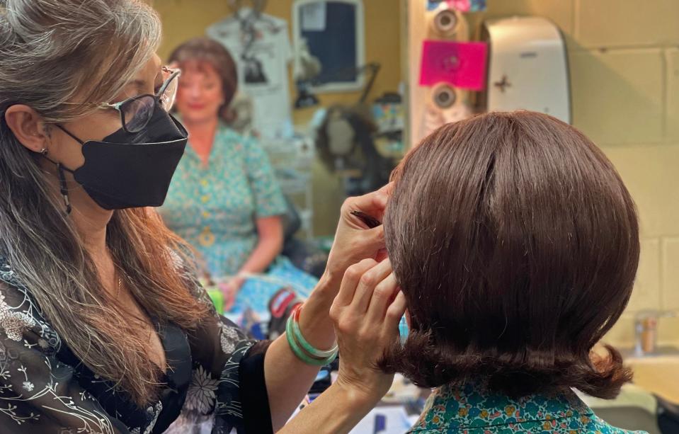 Hair/wig and make-up designer Michelle Hart has worked at Asolo Repertory Theatre for 21 seasons.