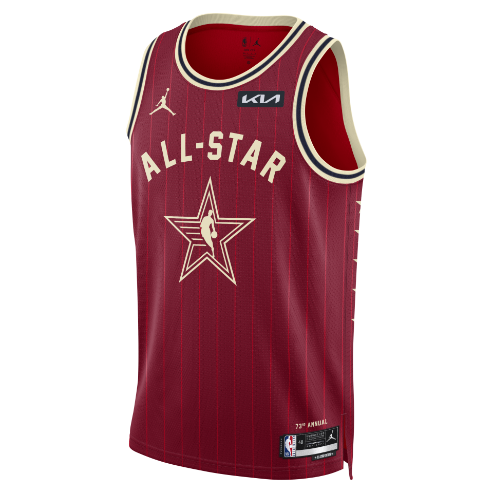 Western Conference jerseys for the 2024 NBA All-Star Game in Indianapolis, to be held on Feb. 18.