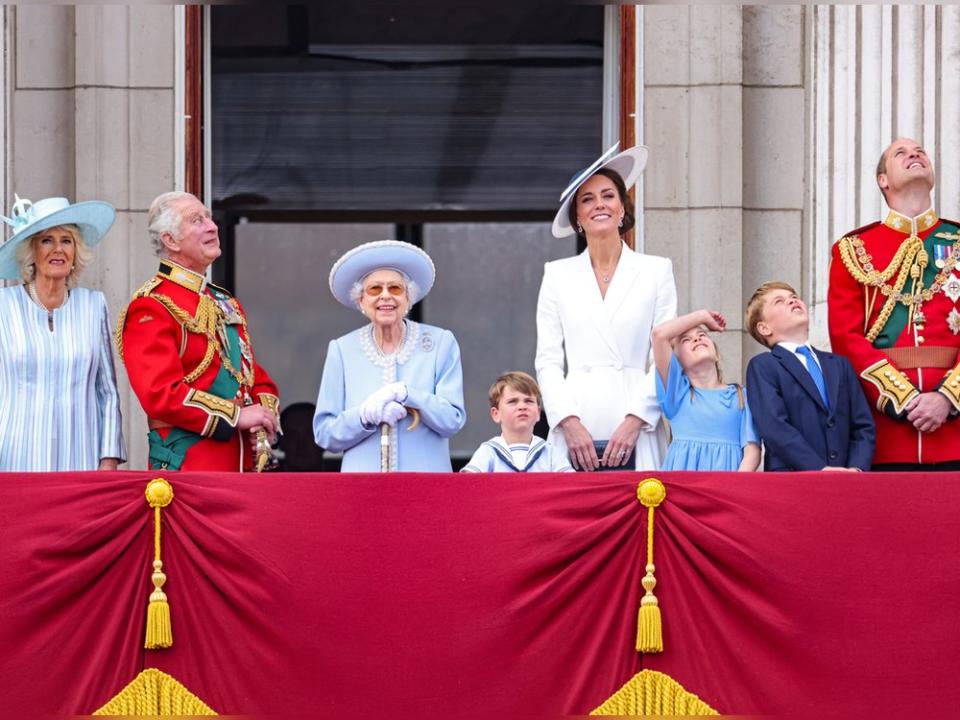 Die Royals auf dem Balkon des Buckingham Palastes. (Bild: getty/[EXTRACTED]: Chris Jackson/Getty Images)