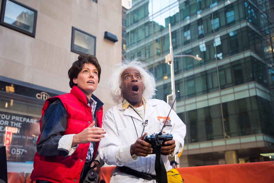 Dylan Dreyer and Al Roker