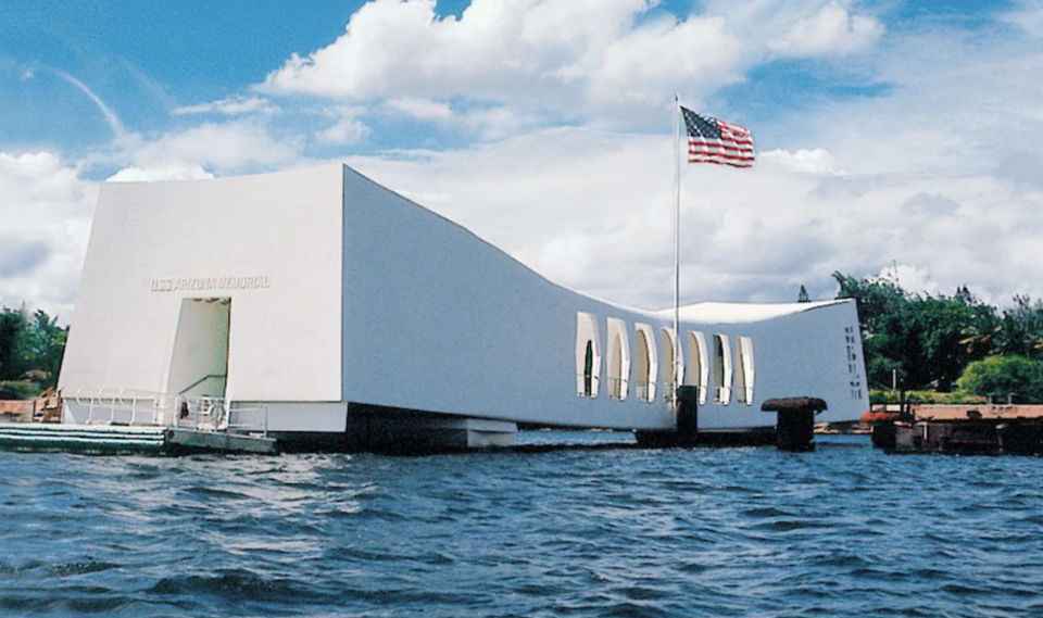 The USS Arizona Memorial, Pearl Harbour