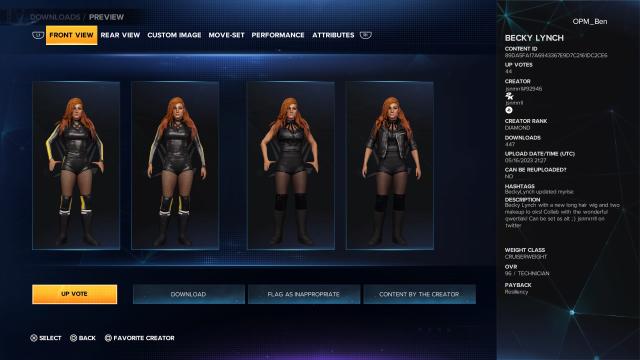 The best WWE 2K23 CAWs for you to download right now