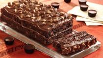 <p>This is an easy brownie <a href="https://www.thedailymeal.com/easy-dessert-recipes-five-ingredients-fewer?referrer=yahoo&category=beauty_food&include_utm=1&utm_medium=referral&utm_source=yahoo&utm_campaign=feed" rel="nofollow noopener" target="_blank" data-ylk="slk:recipe you can make with fewer than five ingredients.;elm:context_link;itc:0;sec:content-canvas" class="link ">recipe you can make with fewer than five ingredients.</a> All you need is to use your favorite brownie mix, chocolate frosting and a bunch of Reese’s.</p> <p><a href="https://www.thedailymeal.com/recipes/reeses-peanut-butter-cup-brownie-torte-recipe?referrer=yahoo&category=beauty_food&include_utm=1&utm_medium=referral&utm_source=yahoo&utm_campaign=feed" rel="nofollow noopener" target="_blank" data-ylk="slk:For the Reese's Peanut Butter Cup Brownie Torte recipe, click here.;elm:context_link;itc:0;sec:content-canvas" class="link ">For the Reese's Peanut Butter Cup Brownie Torte recipe, click here.</a></p>