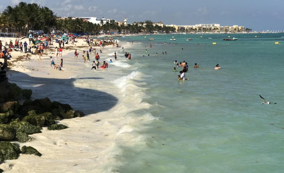 Playa del Carmen is a popular resort in Mexico, but has also been the scene of drug-related violence. Image: AFP