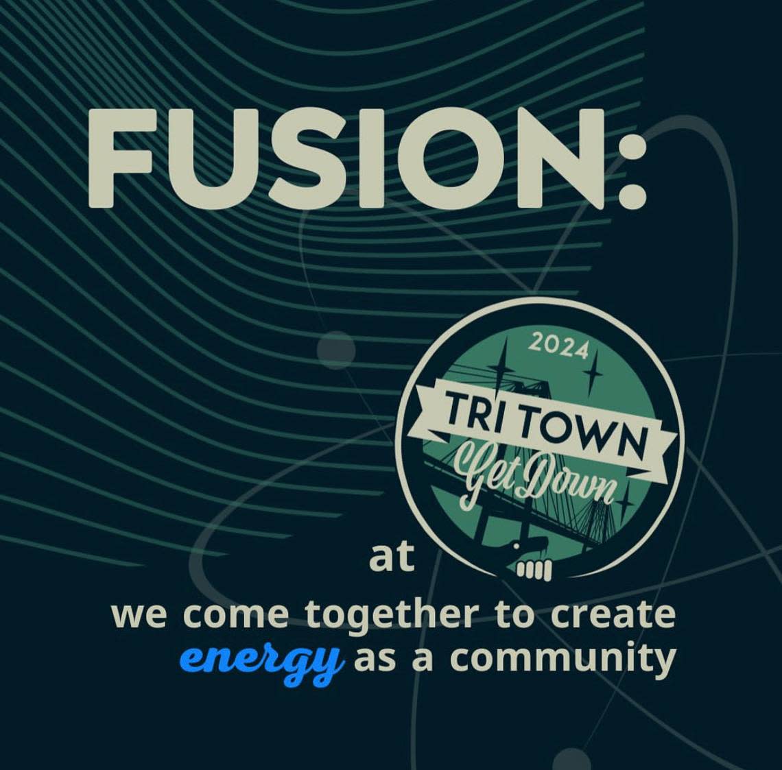 But at Tri Town Get Down, people come together to create energy as a community. 