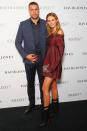 Jesinta and Buddy are couple goals at the David Jones launch. Photo: Getty