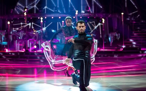 Kelvin and Oti's Paso Doble to Seven Nation Army by The White Stripes - Credit: Guy Levy/BBC