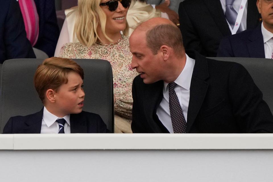 William and George are both wearing suits (AP)