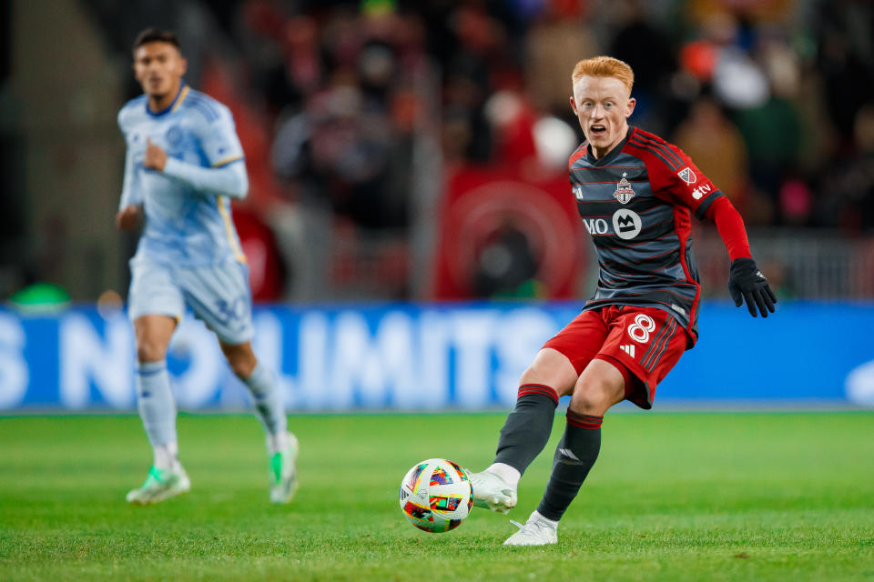 Matty Longstaff has made five appearances for Toronto since his recent move (Lucas Kschischang/Toronto FC/PA)