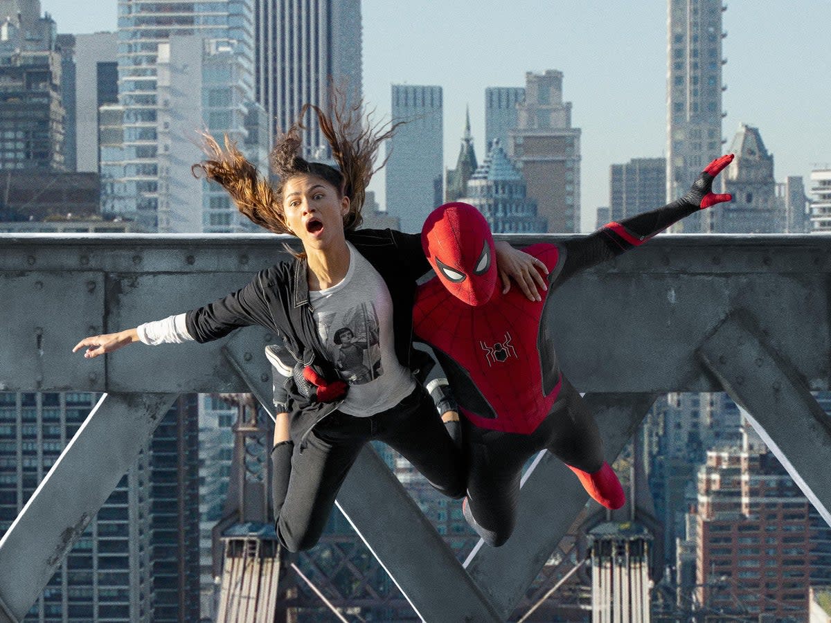 Zendaya and Tom Holland in 'Spider-Man: No Way Home' (Sony)