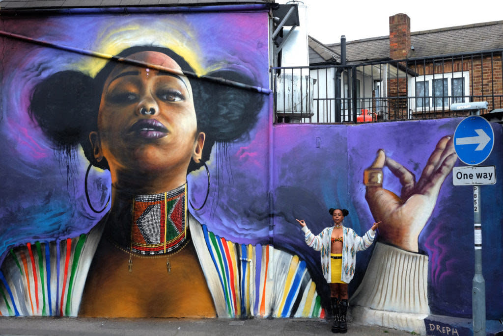 Mimi Fresh, one of ten subjects in the mural series. (Photo: Courtesy of Neequaye Dreph Dsane)