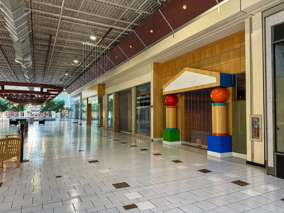 While some former stores have kept their colorful facades, many locations previously calling the Beaver Valley Mall home have left as shopping malls continue to struggle in their searches for tenants.