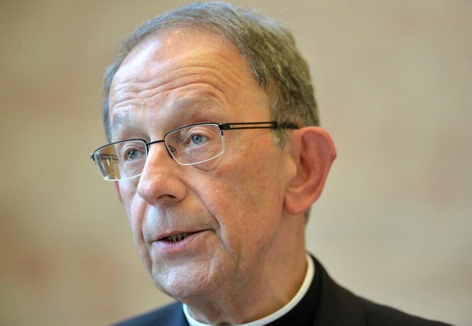 Erie Catholic Bishop Lawrence Persico, shown in this Aug. 14, 2018 file photo, has led the 13-county Catholic Diocese of Erie since October 2012.