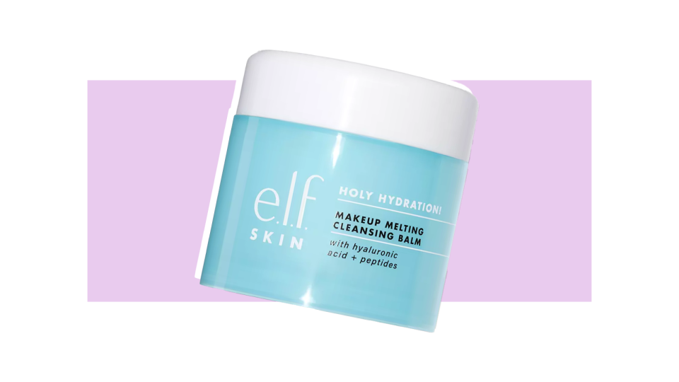 Protect your skin barrier with the E.L.F. Cosmetics Holy Hydration! Makeup Melting Cleansing Balm.