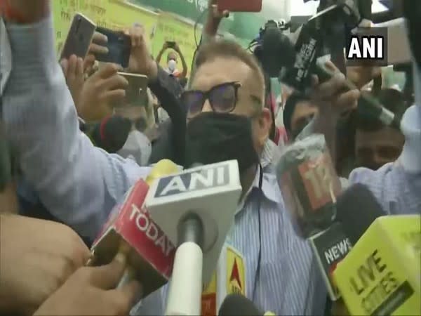 Former Director-General of Police Bihar, Gupteshwar Pandey speaks to media in Patna on Saturday. [Photo/ANI]