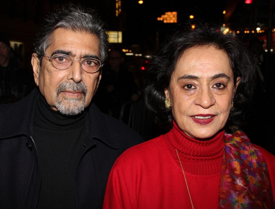 Gita and her husband Sonny Mehta in 2011: they met at Cambridge