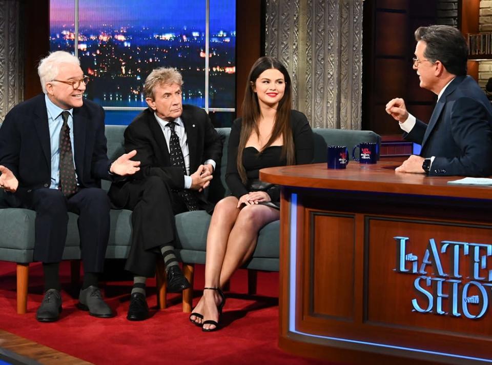 Martin Short, Selena Gomez and Steve Martin, The Late Show with Stephen Colbert