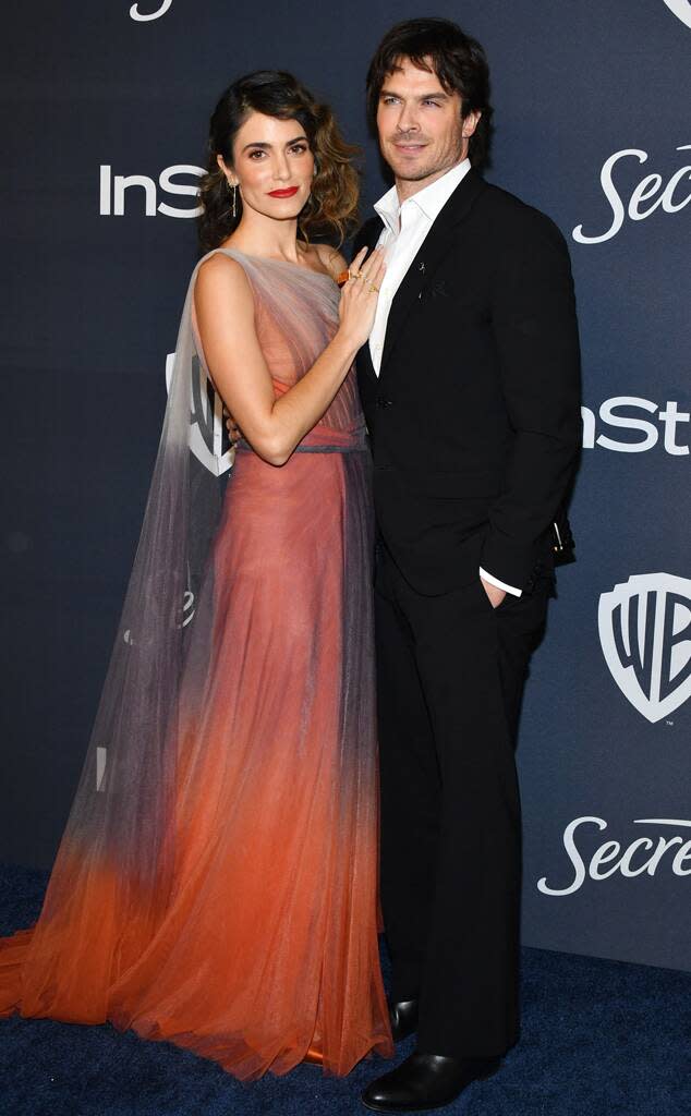 Nikki Reed, Ian Somerhalder, 2020 Golden Globe Awards, Party Pics