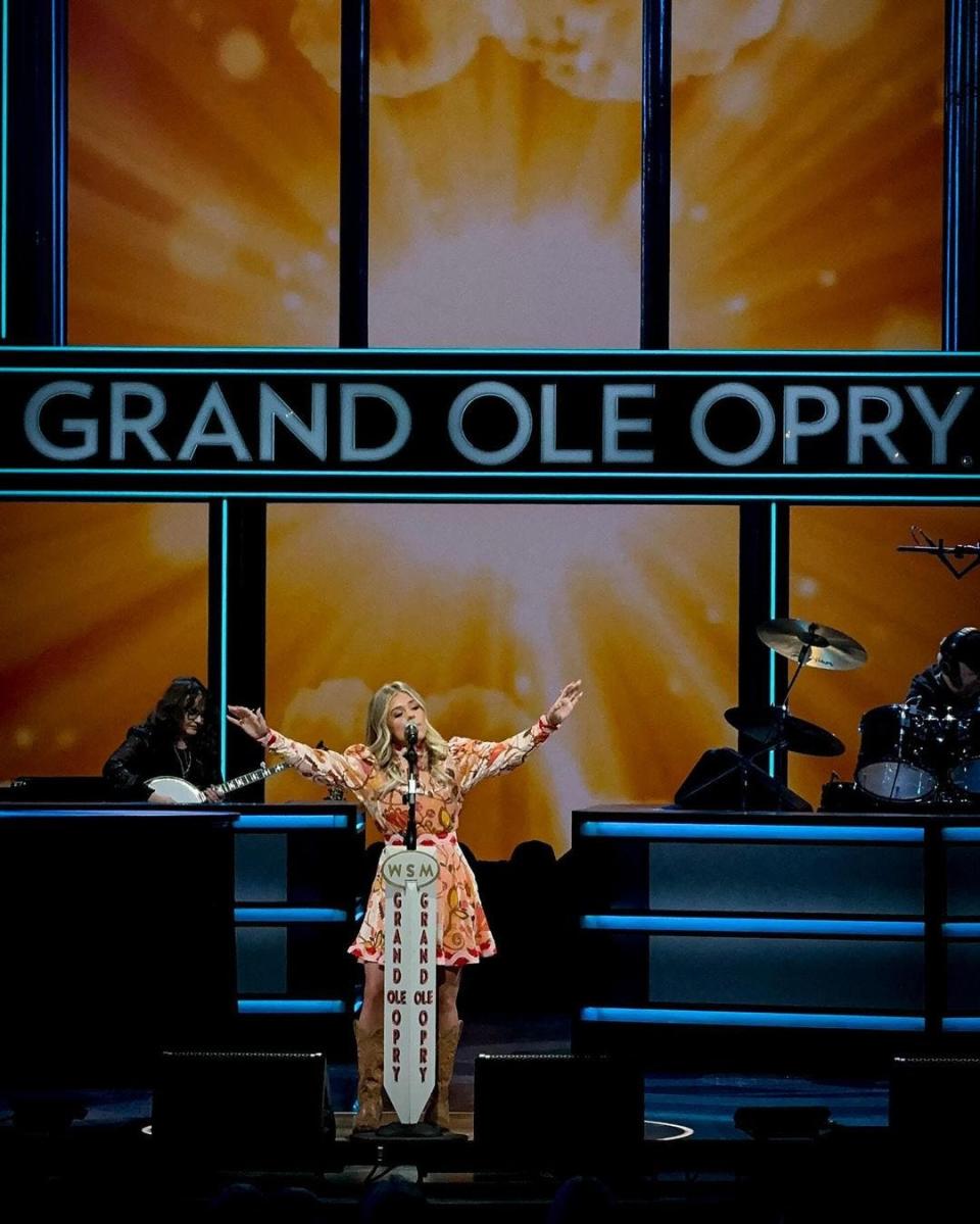 2024 Opry NextStage class member Anne Wilson at the Grand Ole Opry, Feb. 28, 2024